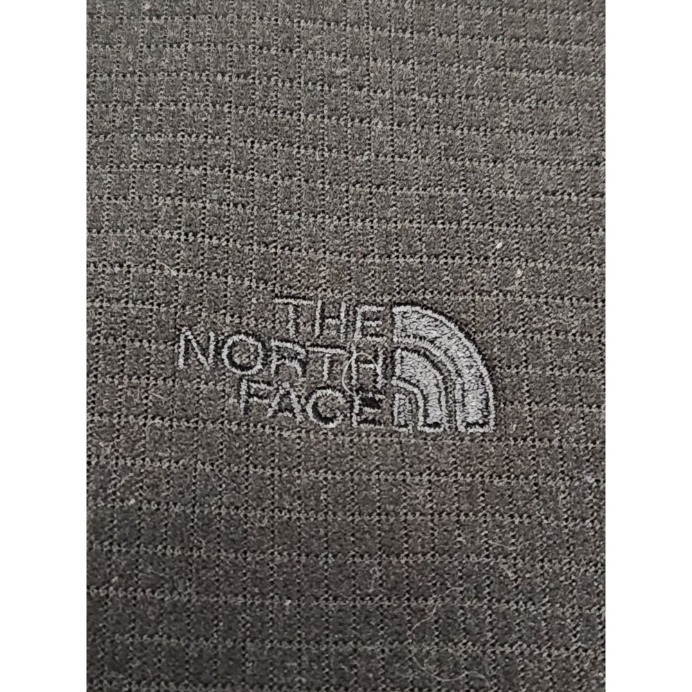 The North Face Mens Medium Quarter Zip Grid Fleece Pullover Black Outdoors - Picture 4 of 6